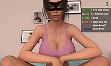 Usensurert 3D-porno med kjæresten og anal handling